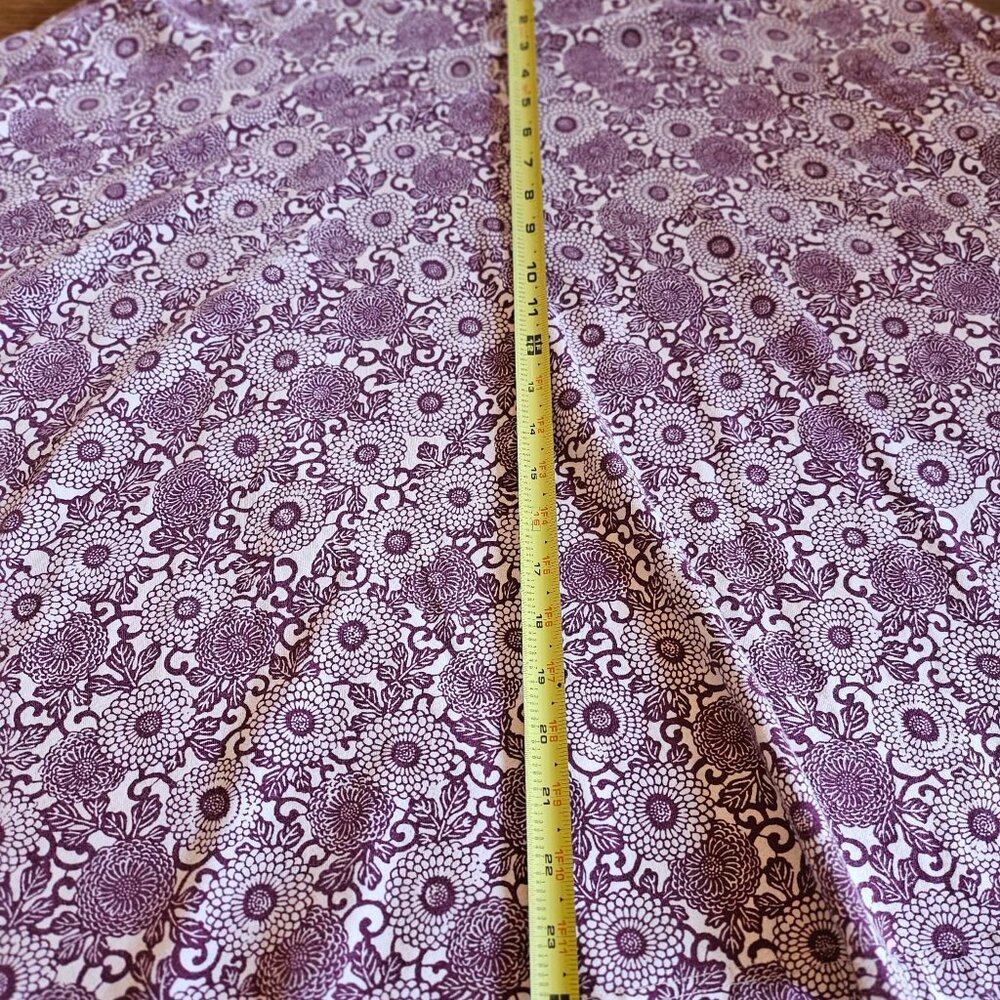 Effie's Heart Purple Patterned Midi Dress - Picture 8 of 11